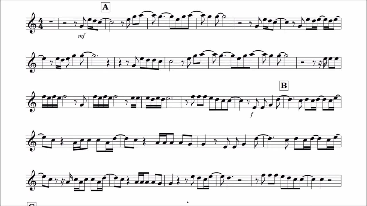 Alto Saxophone PlayAlong Angels by Robbie Williams YouTube