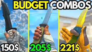 BEST Underrated Budget KNIFE & GLOVE COMBOS in CS2! (CHEAP KNIFE + GLOVES COMBO Under 300$)