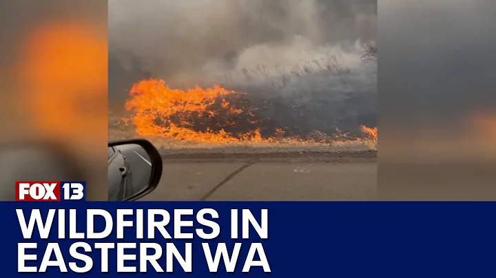 Several wildfires burn near Spokane, portion of I-90 shut down | FOX 13 Seattle
