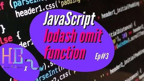 Modified Lodash omit function implementation in JavaScript | Advance JS | Interview Questions