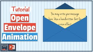 Open Envelope Animation Effect in PowerPoint