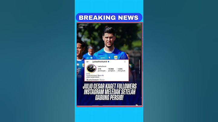 JULIO CESAR:INI LUAR BIASA #persib #persibbandung #liga1