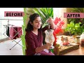 Small Balcony Makeover with Minimum efforts l Festive ideas!