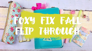Hobonichi Techo in Foxy Fix No. 3 Tiger Lily Fall Flip Through