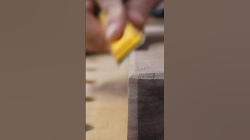 SMOOTH Chamfers on the Harvey Router Table 😎 #woodworking #woodworker #tools #diy