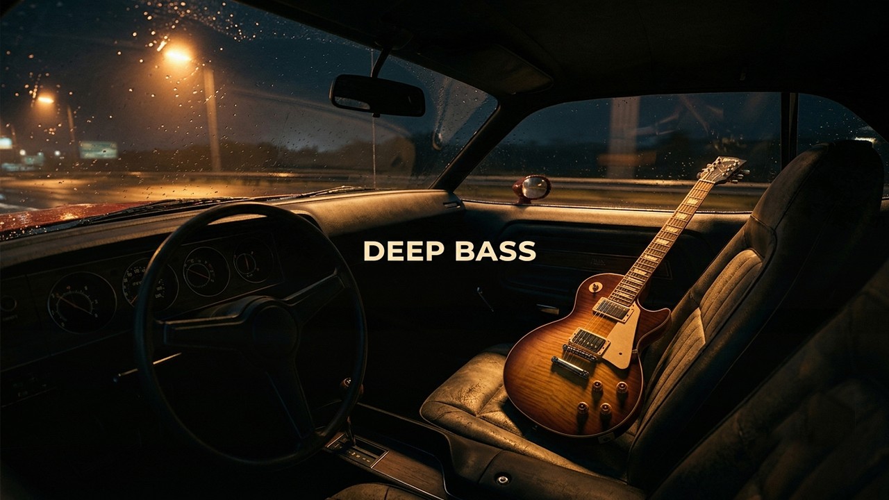 1 Hour Deep Bass Slow Rock 🎸 Melodic \u0026 Expressive Guitar Instrumental