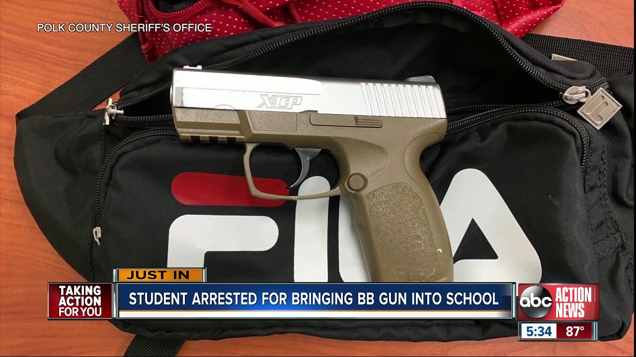 Student facing weapon charges after BB gun found in his fanny pack ...