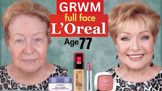 💄GRWM  Full Face Lorea'l Products #loreal #grwm #maturebeauty