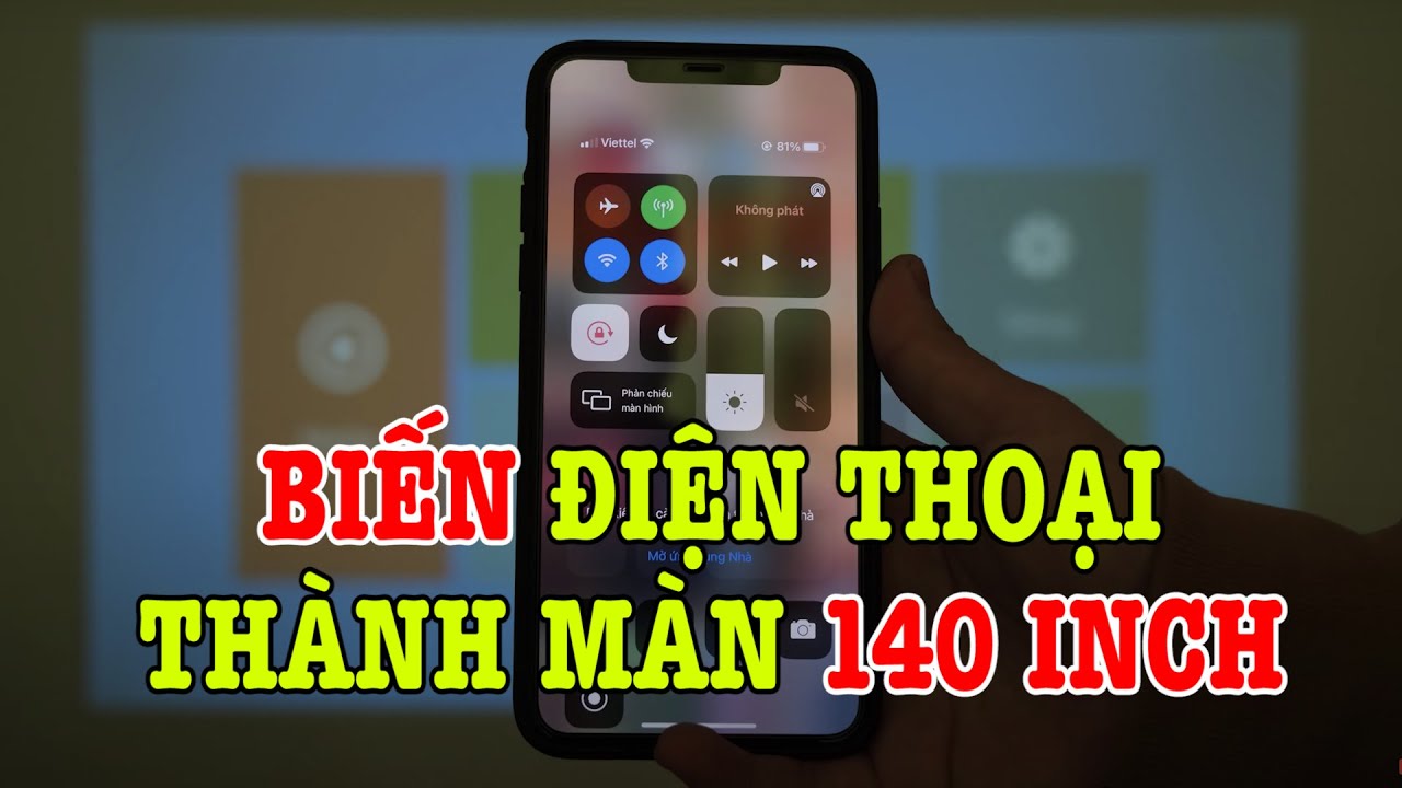 Biến điện thoại thành màn hình 140 inch với mức giá cực rẻ - YouTube