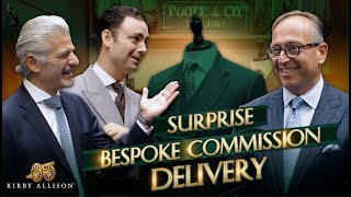 Eddie Sahakian's First Bespoke Suit | Delivery | Surprise Bespoke Commission | Savile Row | London