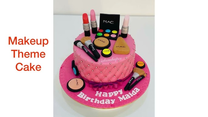 Barbie makeup cake 💄💖 #barbiecake #tortabarbie #barbiemakeupcake