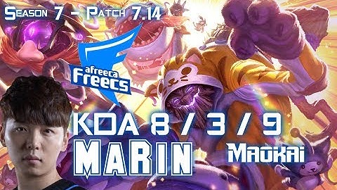 AFs Marin MAOKAI vs JAYCE Top - Patch 7.14 KR Ranked