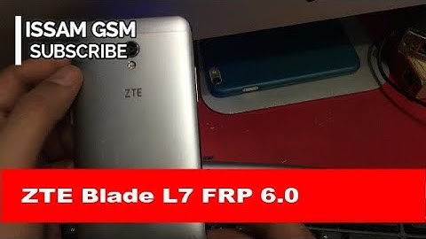 ZTE Blade L7 How do you delete a Google account & Remove FRP zte phones