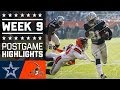 Cowboys vs. Browns | NFL Week 9 Game Highlights