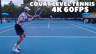 The Future Of Tennis | Jannik Sinner Court Level Practice (4K 60FPS) 2021