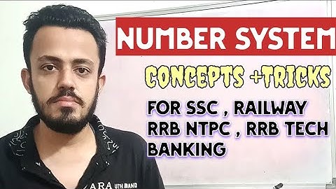 NUMBER SYSTEM | RAILWAY EXAMS MATHS✅ | Complete Maths Revision | #railway #rrb #rrb_ntpc #ssc #math