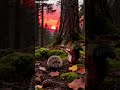 Red Squirrel Meets Porcupine: Curiosity Gone Wrong!