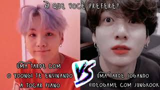 [BTS GAME]- O QUE VOCÊ PREFERE? {SOFT} screenshot 2