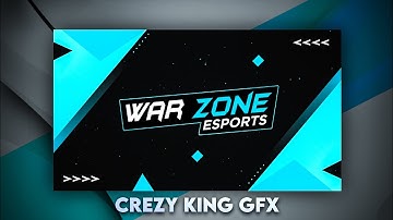 How To Make Amezing Thumbnail GFX On Android | GFX | PS CC On Android | By Crazy King GFX