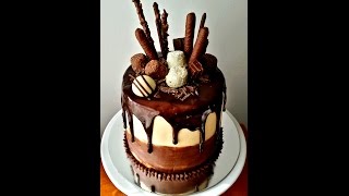 ... how to make a tall chocolate drip cake decorating recipe with
candy melts tutorials dr...