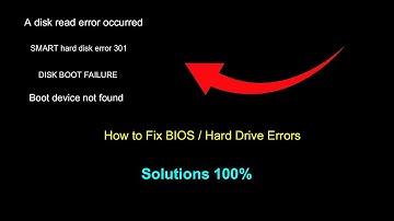 How to Fix Disk Boot Failure | SMART Hard Disk Error | Disk Read Error | Boot device not found
