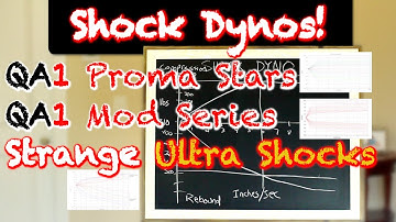 Shock Dyno Graphs Drag Racing Suspension | QA1 Mod Series & Proma Star | Strange Ultra Inline Shocks