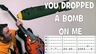 Miniatura de "You Dropped a Bomb On Me by Gap Band Guitar Chords Lesson & Tab Tutorial + Bass"
