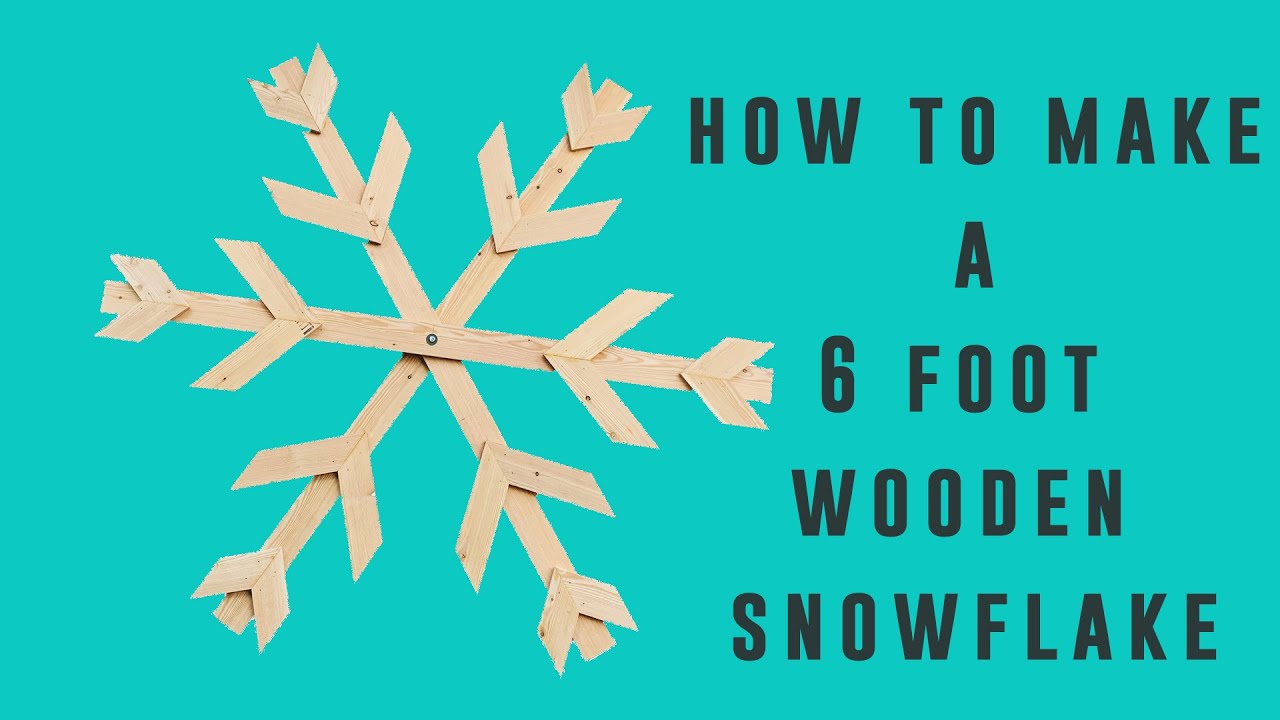 How to make Gorgeous Wood Snowflake 