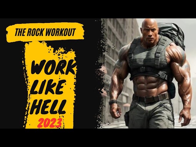 The Rock’s Bad@ss Workout #blackadam Training 2022🔥