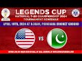 Live legends cup t20 cricket tournament 2024  match1 team usa vs team pakistan