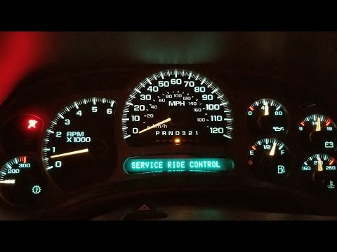 PERMANENTLY DISABLING "SERVICE RIDE CONTROL"  ON MY 2006 YUKON DENALI FOR FREE