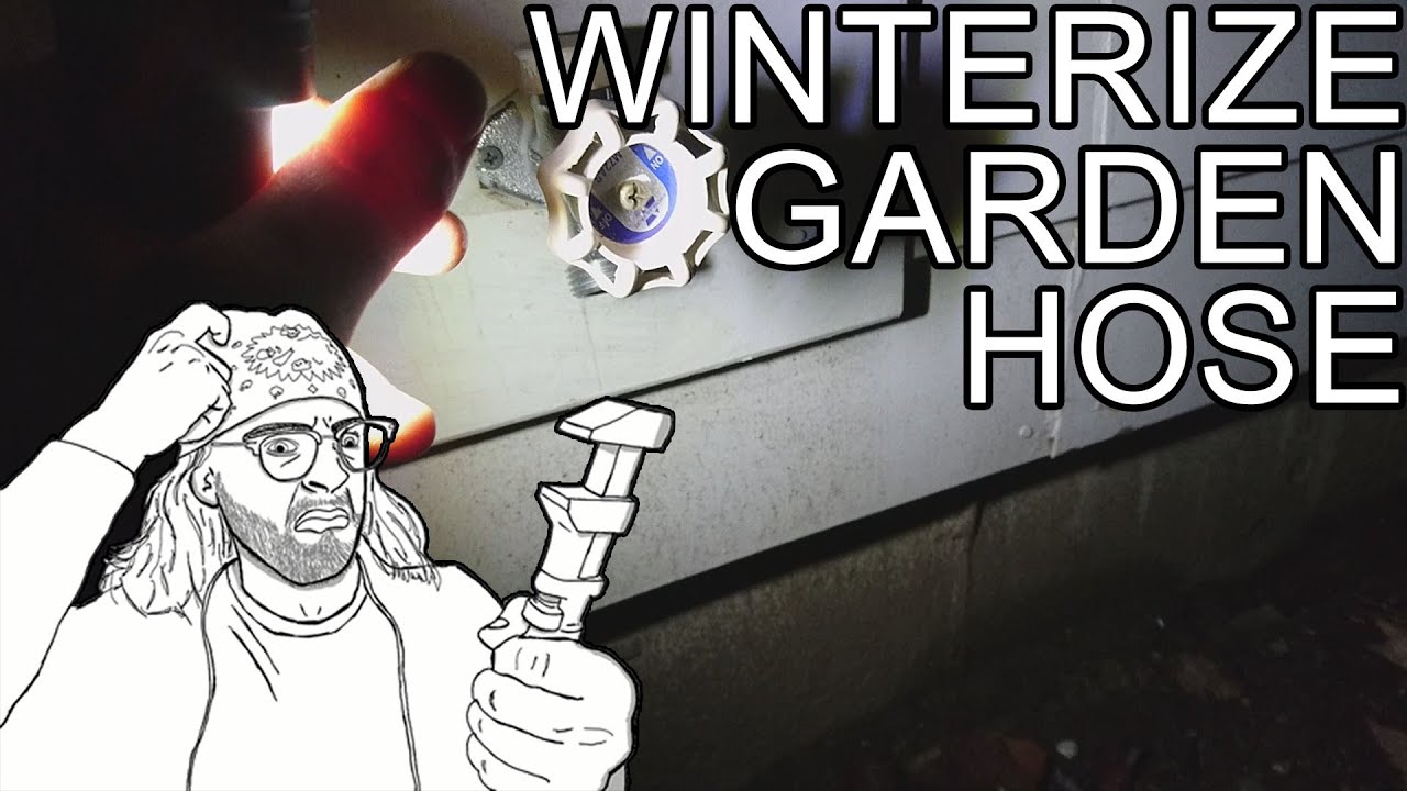 How to Winterize a Garden Hose/Sillcock/Faucet/Spigot YouTube