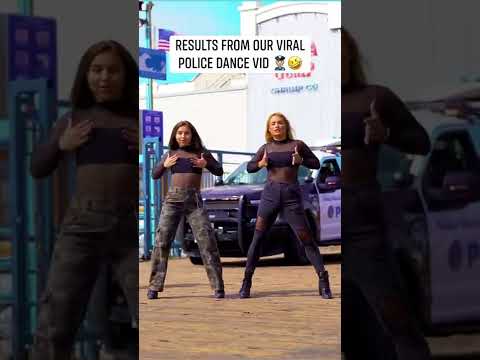 Policeman reacts to our dance video 👮🏼‍♂🤣 (RESULTS)