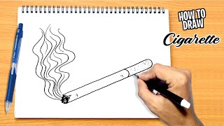 How to draw Cigarette