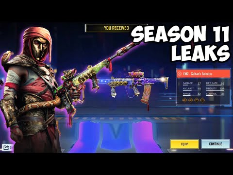 Mythic EM2 Sultan Scimitar | Biggest Legendary Crate | Season 11 Leaks | COD Mobile | CODM