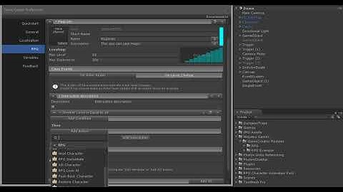 GameCreator RPG Module - Editor Preview