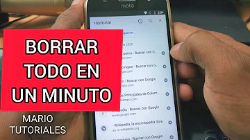 ¿Debo borrar todo el historial?