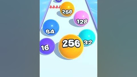 Lv. ? Ball Run 2048 #androidgame #iosgameplay #gaming #shorts