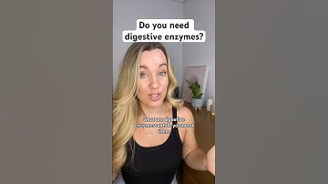 Do you need digestive enzymes? A dietitian explains! #digestiveenzymes #digestiveissues