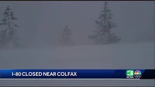 Snow, slush on Christmas Day lead to spinouts, road closures along Highway 50 in the Sierra
