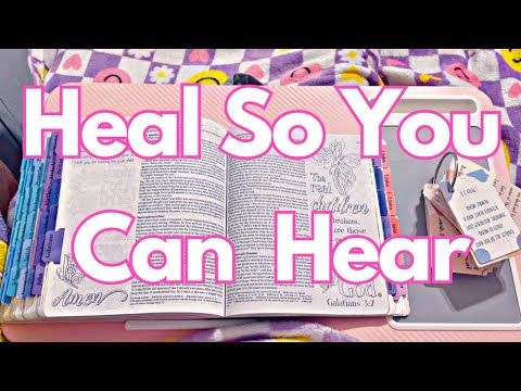 Heal So You Can Hear 💜  #faithtalk #christian #christiangirl 