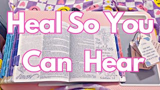 Heal So You Can Hear 💜  #faithtalk #christian #christiangirl 