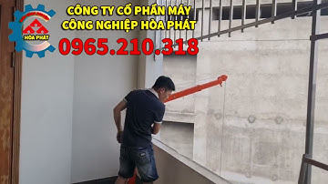 Khung cẩu xoay gia đình 500kg. Cẩu xoay 360 độ cần rút. Khung cẩu xoay ô tô kết hợp Tời điện mini