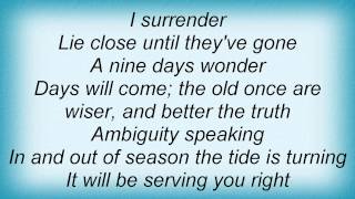 Theatre Of Tragedy - A Nine Days Wonder Lyrics