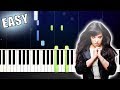 Indila - Dernière Danse - EASY Piano Tutorial by PlutaX