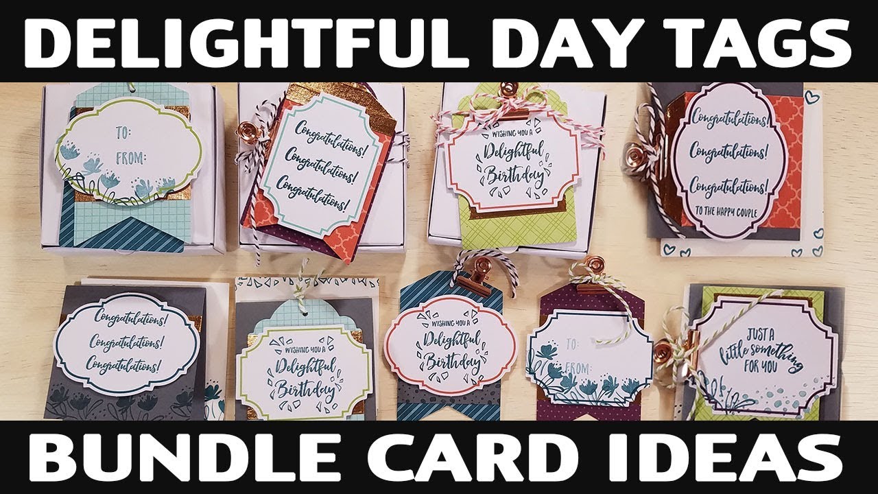 Stamping Jill - Delightful Day Tags Bundle Card Ideas
