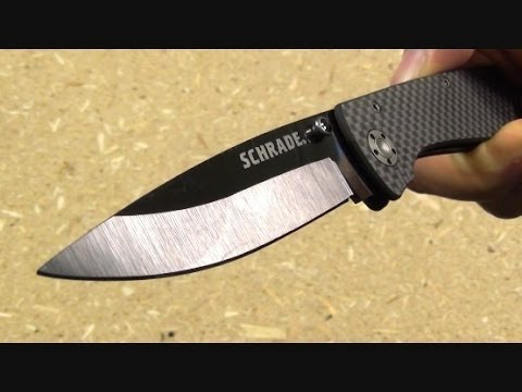 Schrade SCH402L Ceramic Carbon Fiber Folding Knife