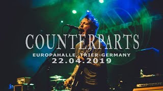 COUNTERPARTS LIVE LIVE FULL SET @ EUROPAHALLE TRIER, GERMANY - 22.04.2019 -A SUMMERBLAST SHOW-
