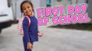 KIRAH'S FIRST DAY OF SCHOOL 🥲
