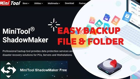 🔴How to Back Up Files & Folders with MiniTool ShadowMaker ? | Best Professional Backup 2022